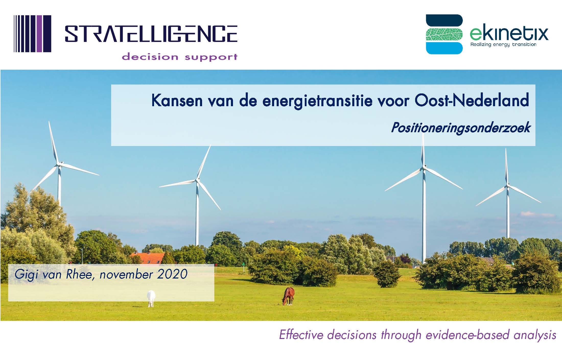 Kansen Van De Energietransitie Voor Oost-Nederland | Stratelligence